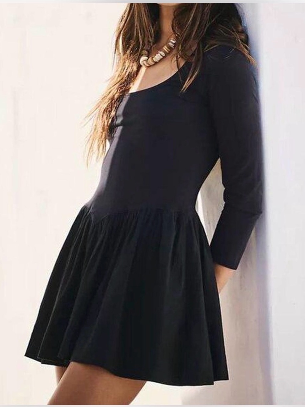 Free People Black Mini Dress